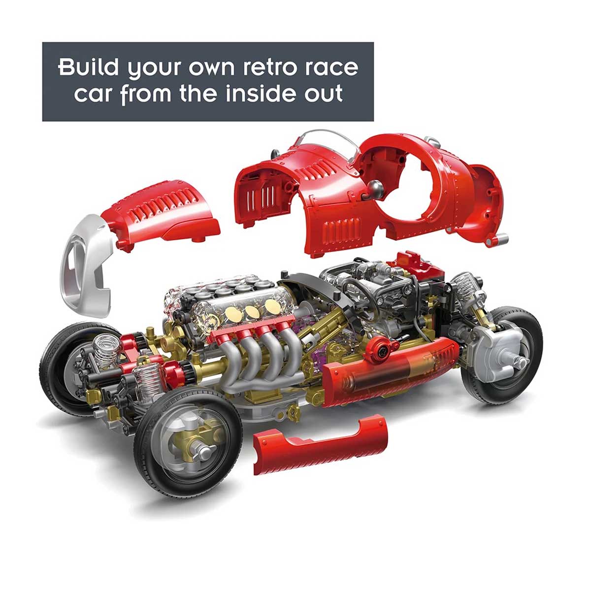 Thames and Kosmos V8 Race Car