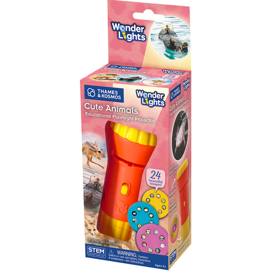 Thames & Kosmos Wonder Lights Cute Animals Flashlight Projector