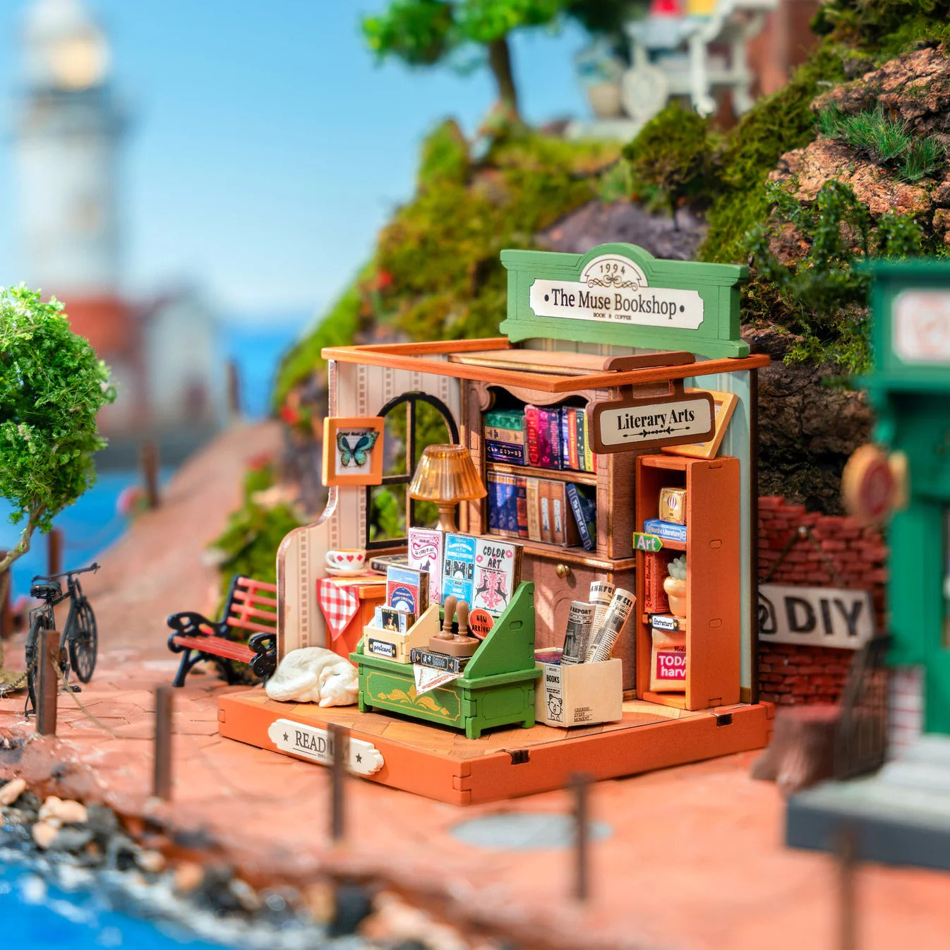 Hands Craft - DIY Miniature House Kit - The Muse Bookshop
