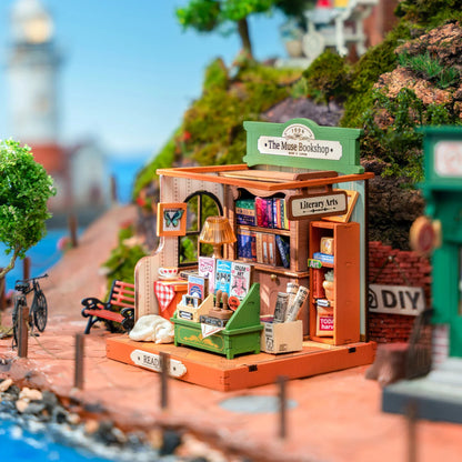 Hands Craft - DIY Miniature House Kit - The Muse Bookshop