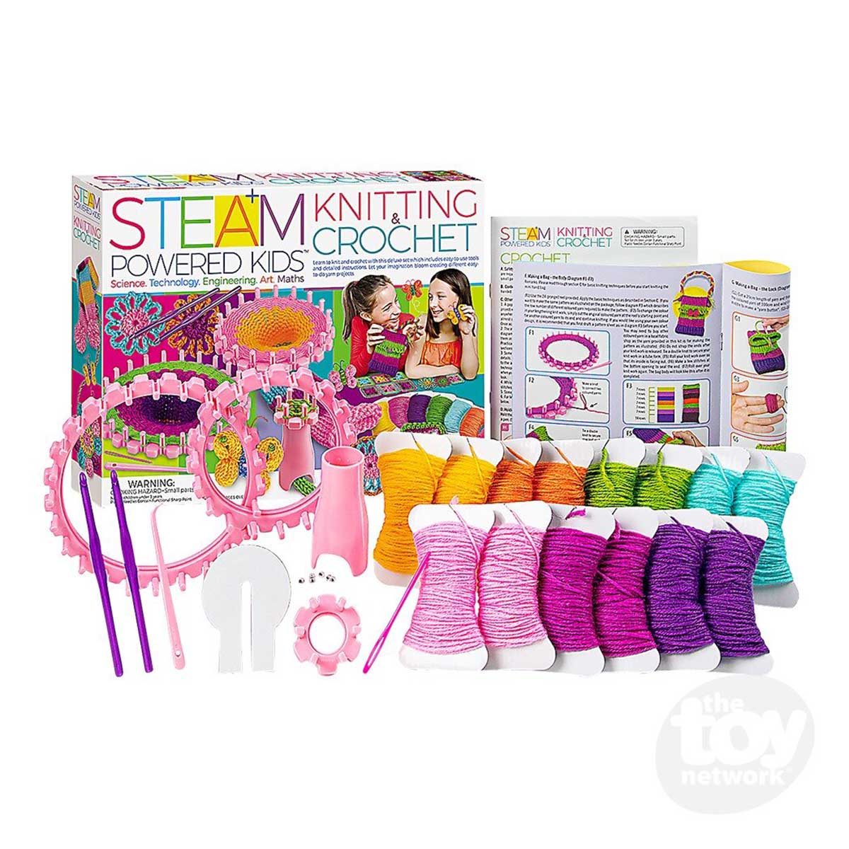 The Toy Network 4M STEAM - Knitting & Crochet Set