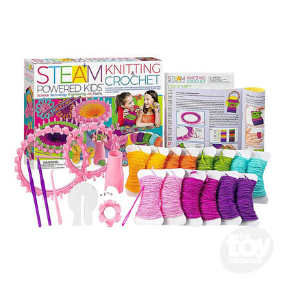 The Toy Network 4M STEAM - Knitting & Crochet Set