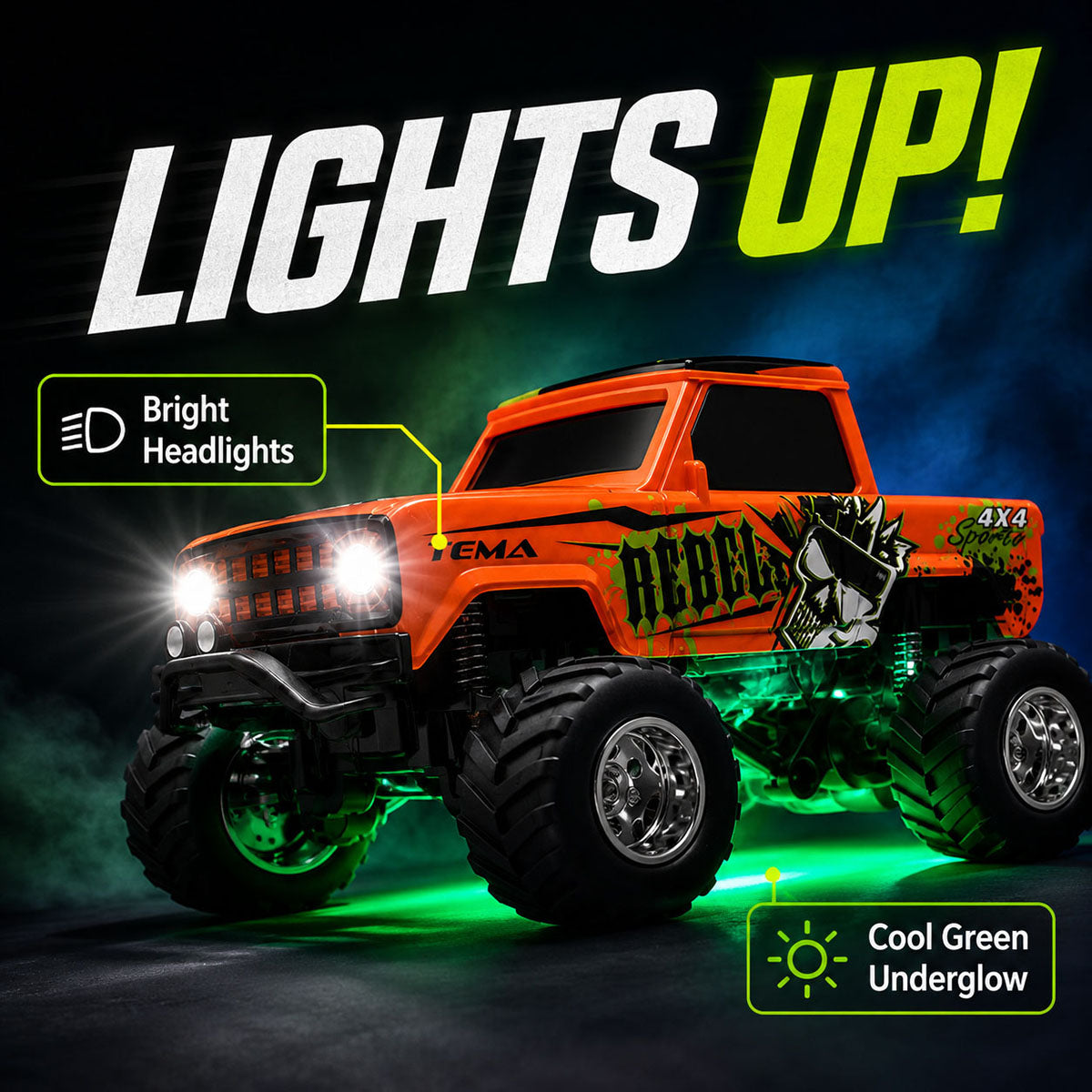 Thin Air Brands Hyper Drive Mini RC Retro Truck