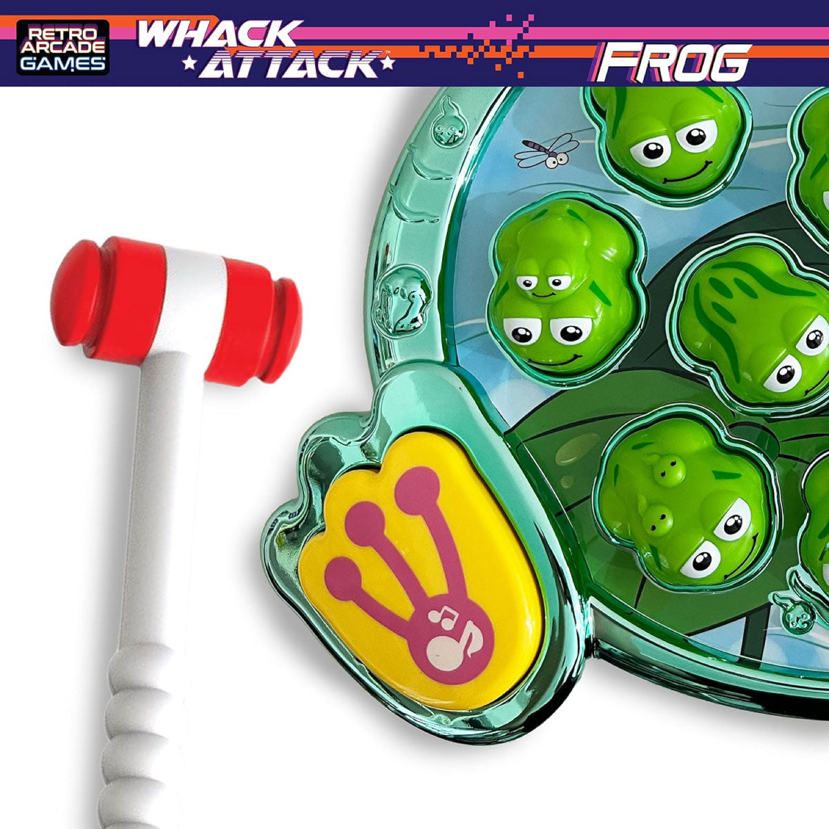 Thin Air Brands Retro Arcade Whack Attack Frog