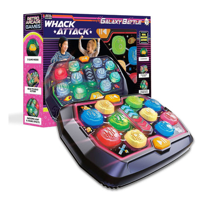 Thin Air Brands Retro Arcade Whack Attack Galaxy Battle