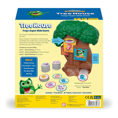 ThinkFun Friends - Tree House - Frog's Super Slide Memory and Matching Game