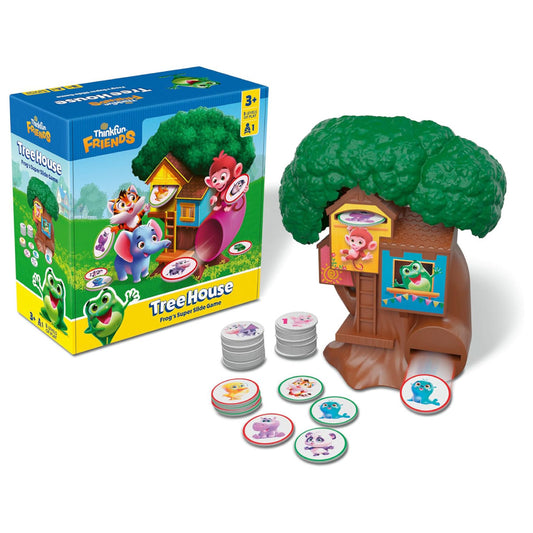 ThinkFun Friends - Tree House - Frog's Super Slide Memory and Matching Game