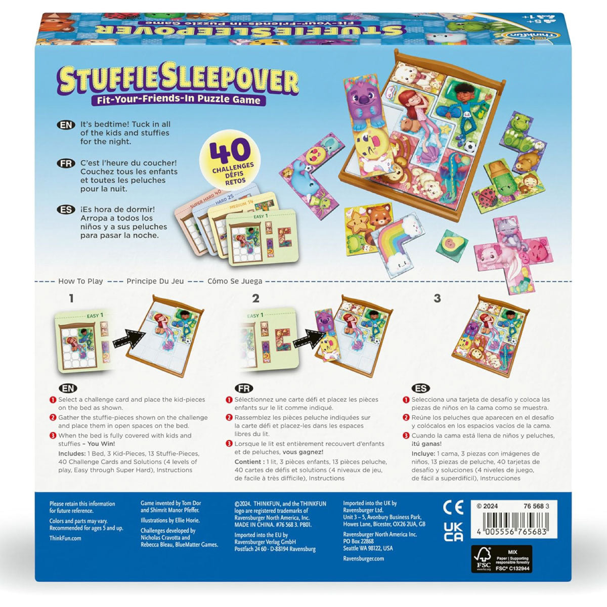 Stuffie Sleepover Logic Game from ThinkFun