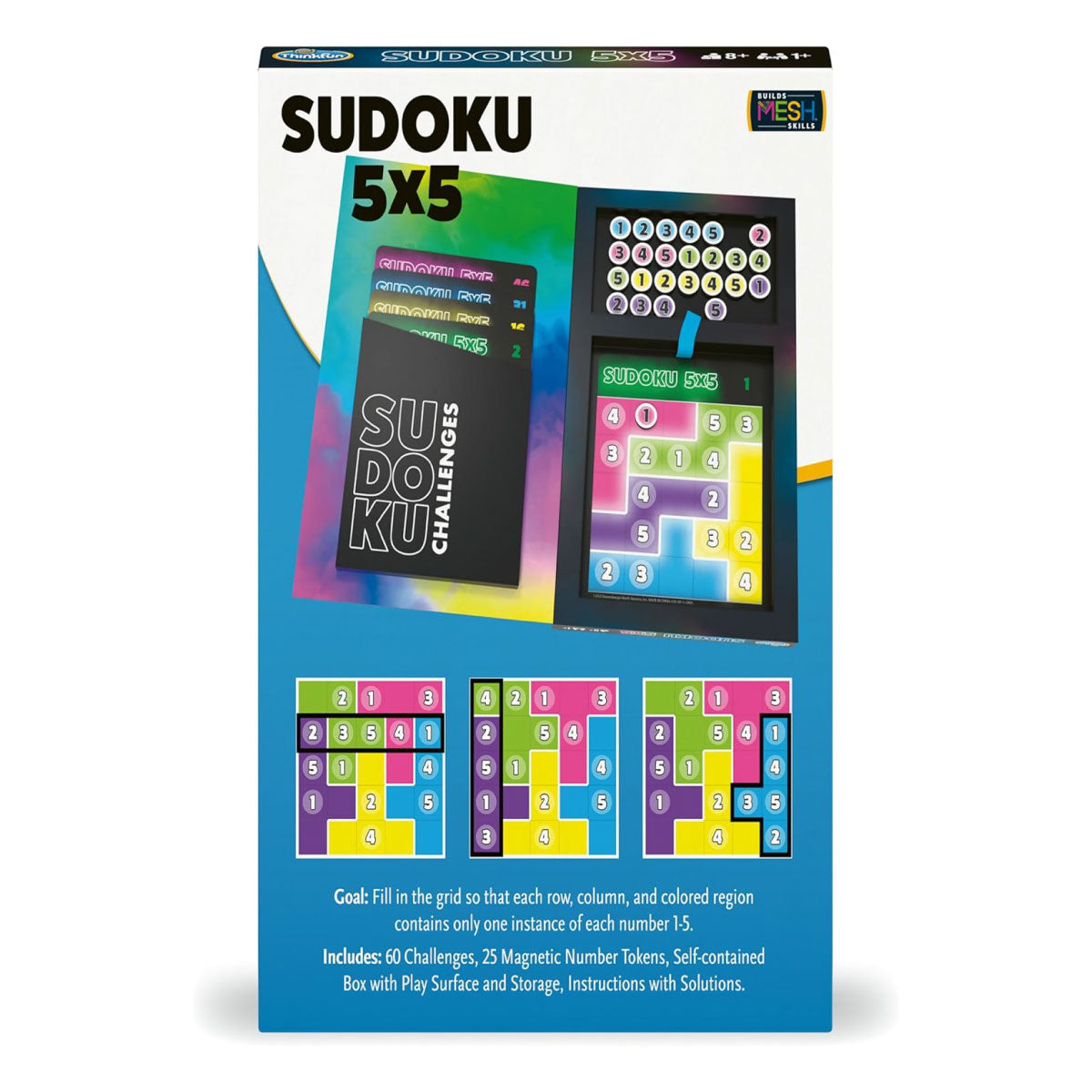Sudoku 5x5 Magnetic Travel Puzzle