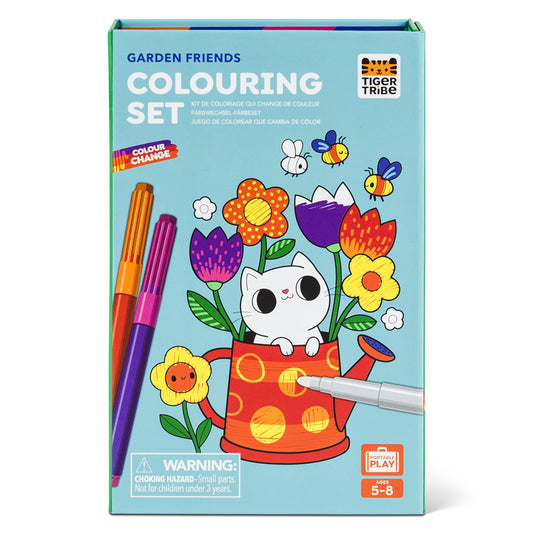 Tiger Tribe Garden Friends Color Change Coloring Set