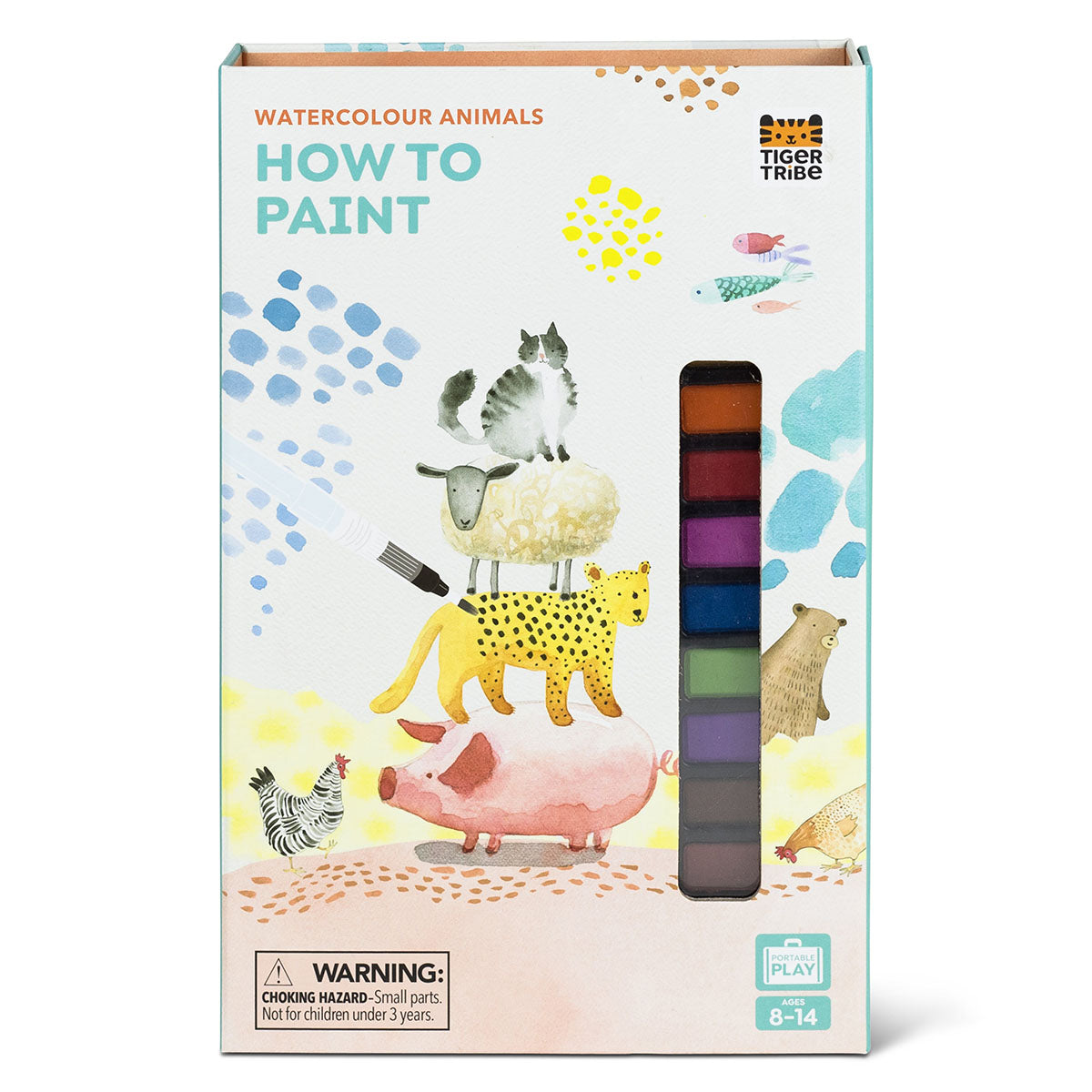 Tiger Tribe How to Paint - Watercolor Animals
