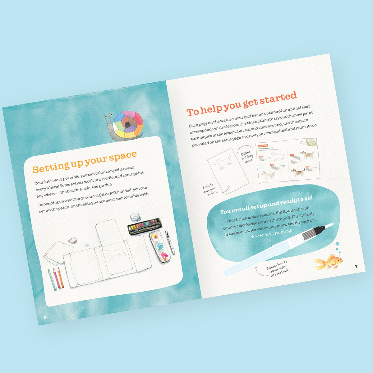 Tiger Tribe How to Paint - Watercolor Animals