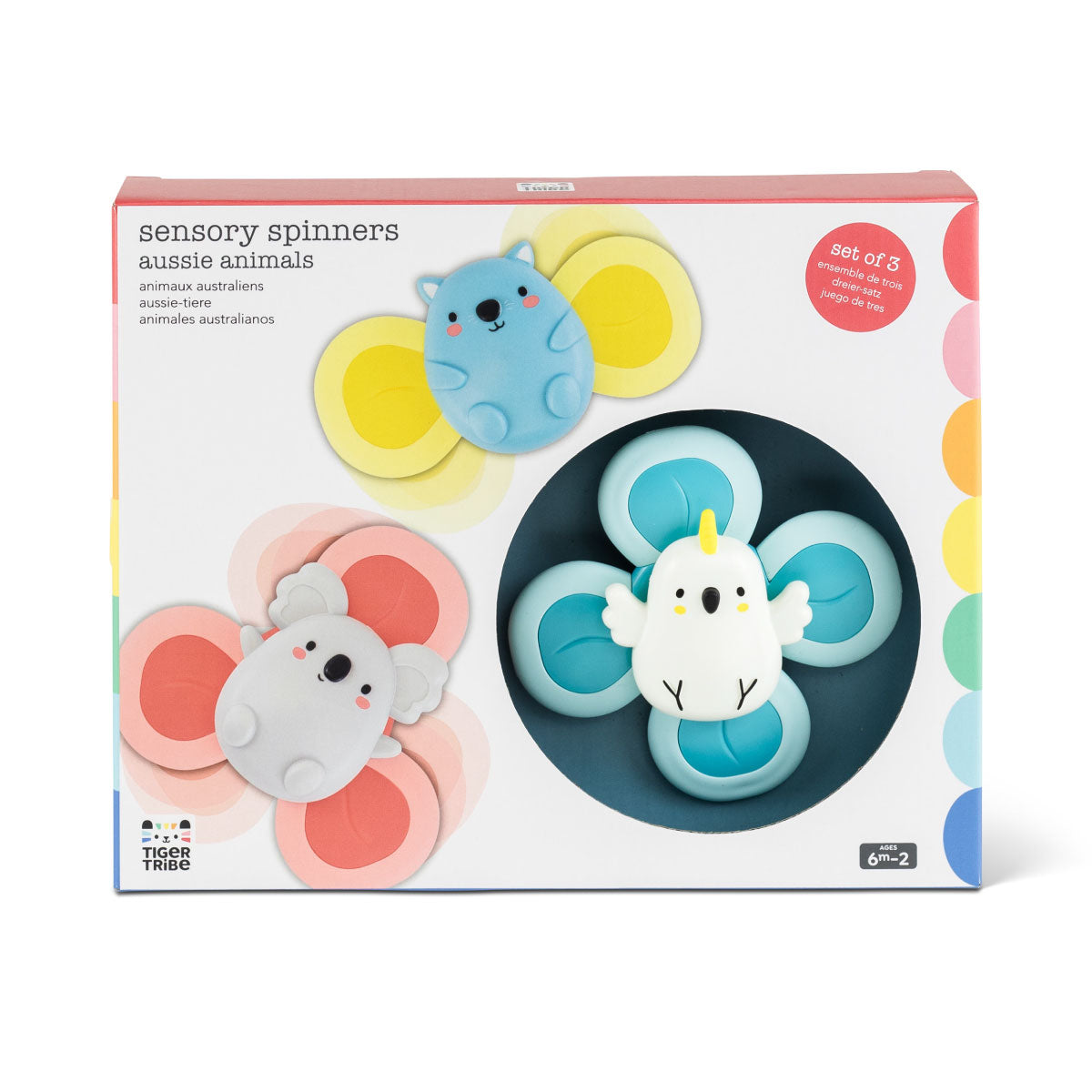 Tiger Tribe Sensory Spinners - Aussie Animals