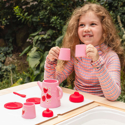 Tiger Tribe Silicone Tea Set - Strawberry Patch