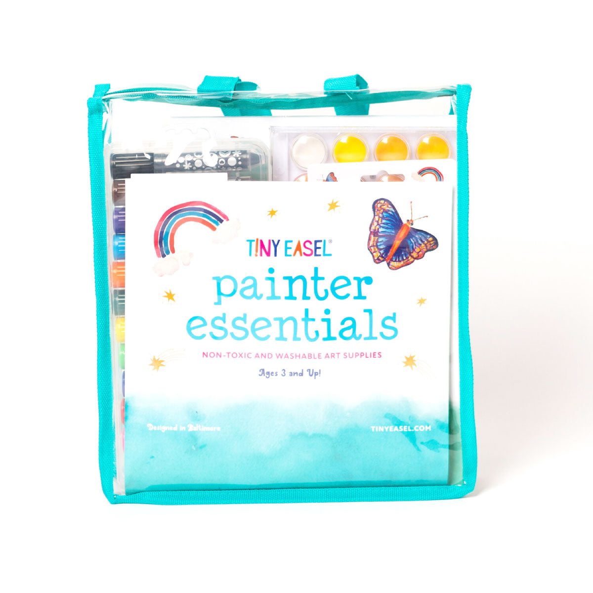 Tiny Easel Painter Essentials Watercolor Set