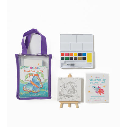 Butterfly Tiny Easel Mini Watercolor Art Kit