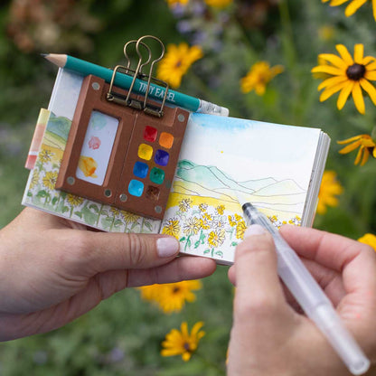 Tiny Easel Pocket Palette Studio on the Go
