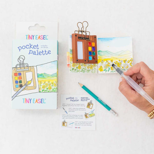 Tiny Easel Pocket Palette Studio on the Go