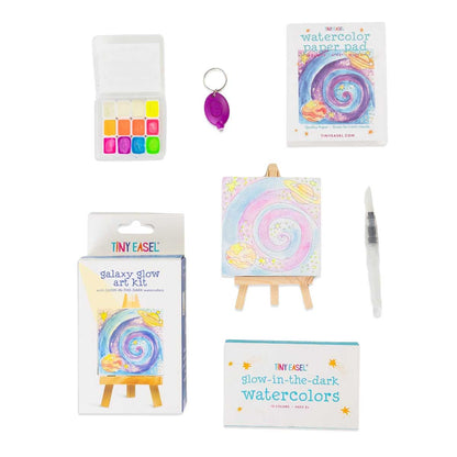 Tiny Easel Galaxy Glow Art Kit
