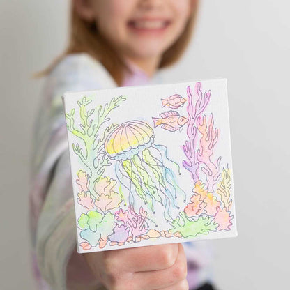 Tiny Easel - Under The Sea GLOW Art Kit