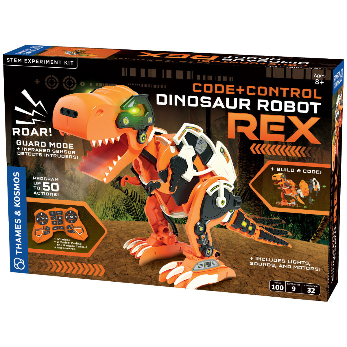 Thames & Kosmos Code+Control Dinosaur Robot: REX