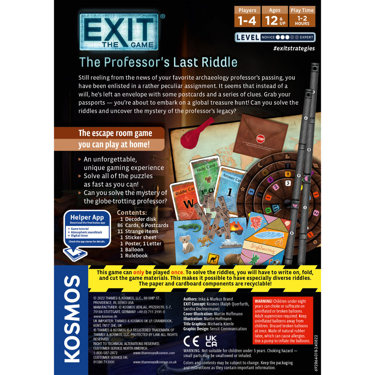 Kosmos Exit: The Professor’s Last Riddle