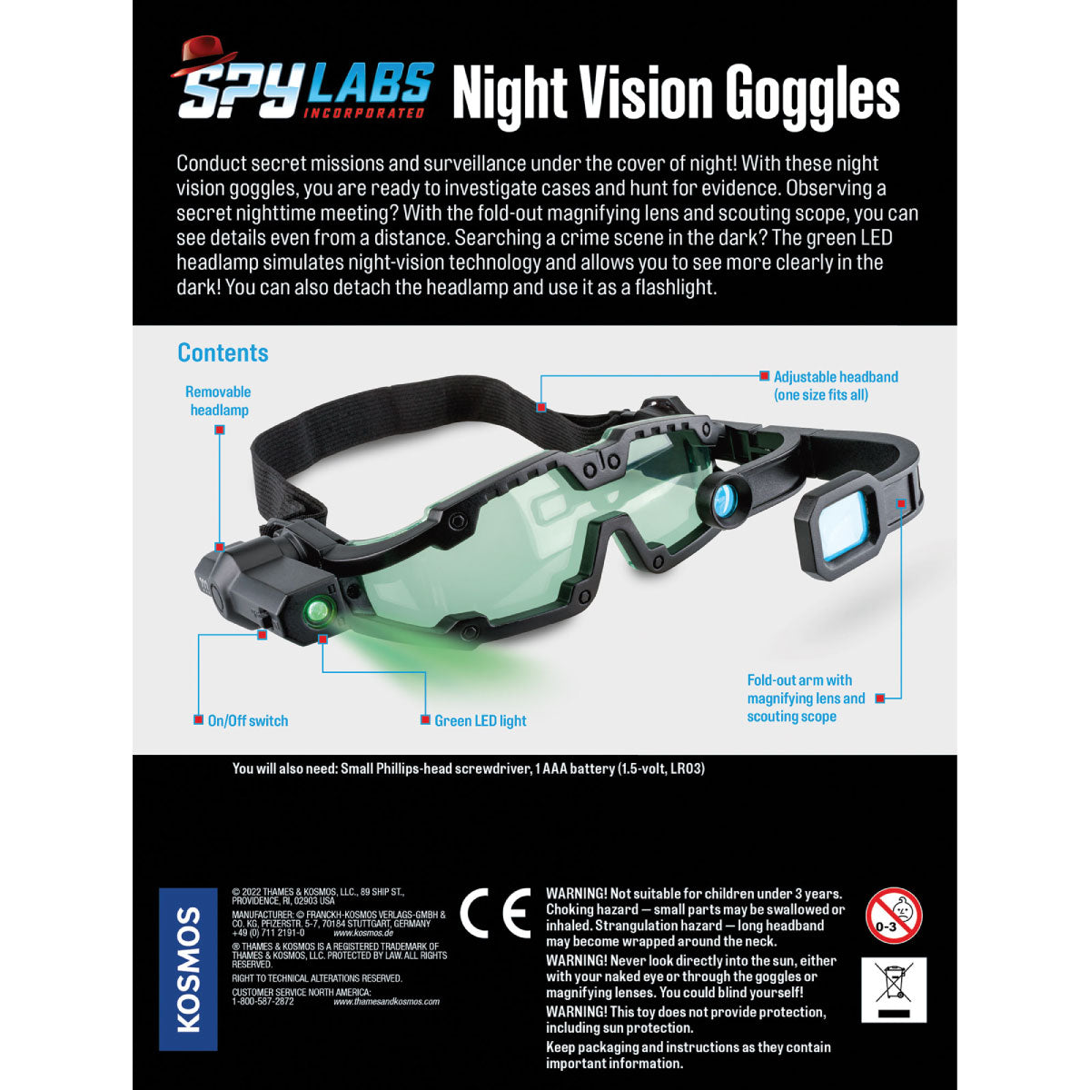 Spy Labs Night Vision Goggles