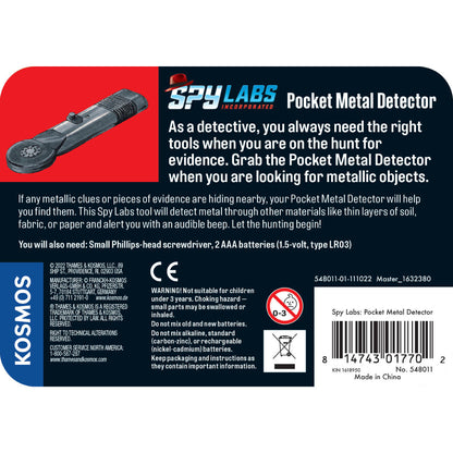 Spy Labs Pocket Metal Detector