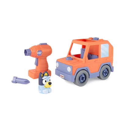 Bluey Build-A-Buddy Motorized Car and Drill from TOMY