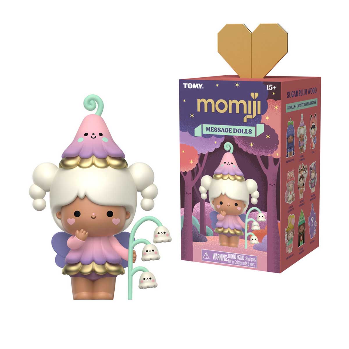 TOMY Momiji Sugar Plum Wood Blind Box Message Dolls
