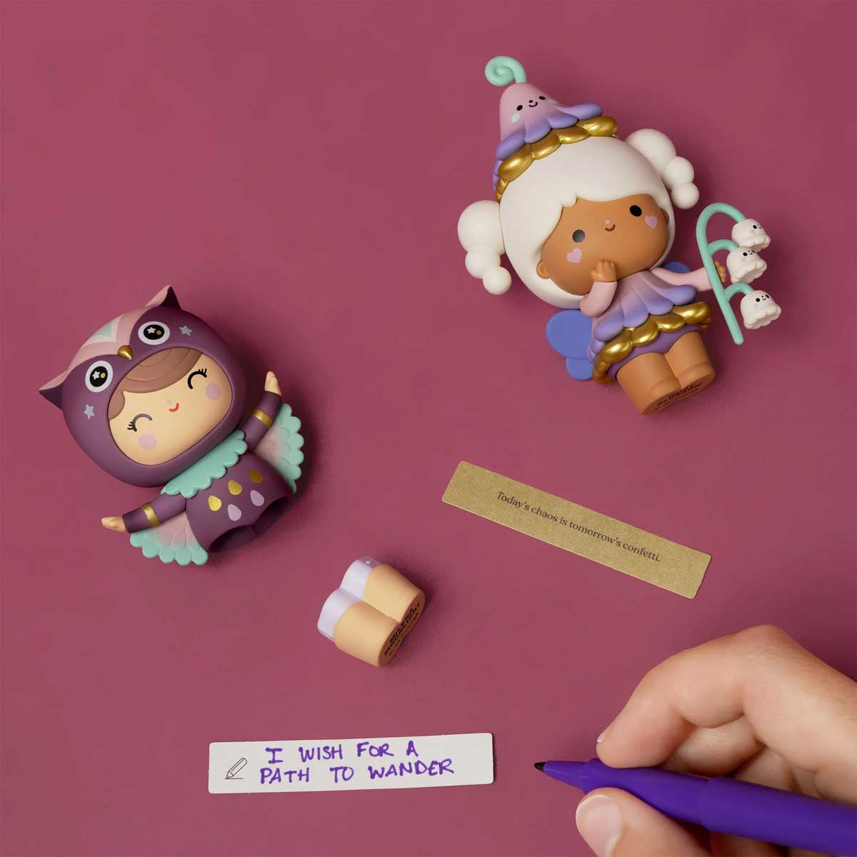 TOMY Momiji Sugar Plum Wood Blind Box Message Dolls