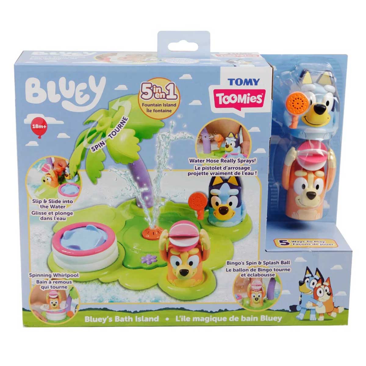 Bluey's Bath Island 5-in-1 Fountain Island