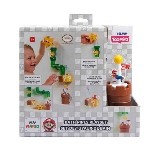 TOMY My Mario Bath Pipes Playset