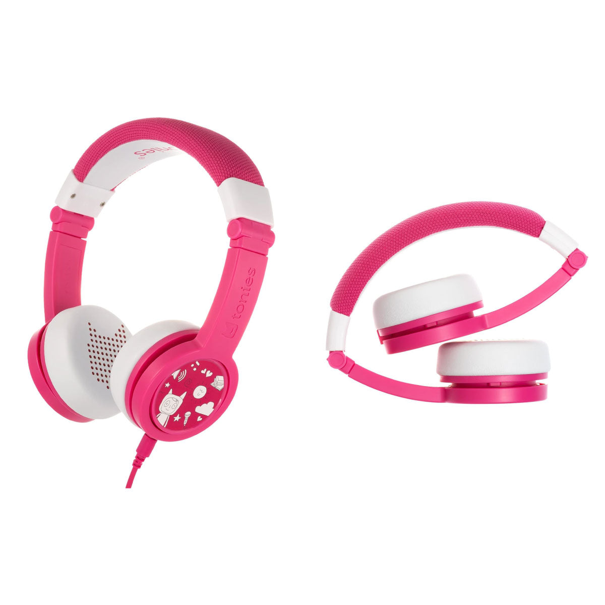 Tonies Pink Starter Box + Headphones Bundle