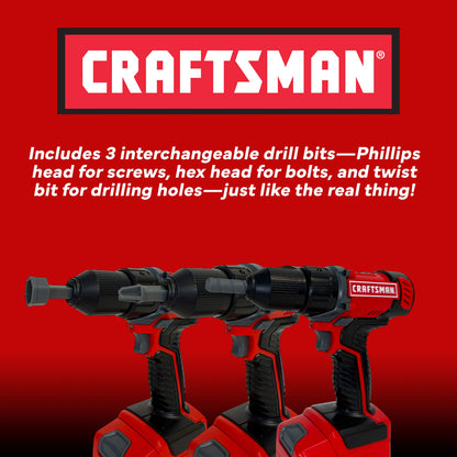 Red Toolbox Craftsman Battery Powered Power Drill