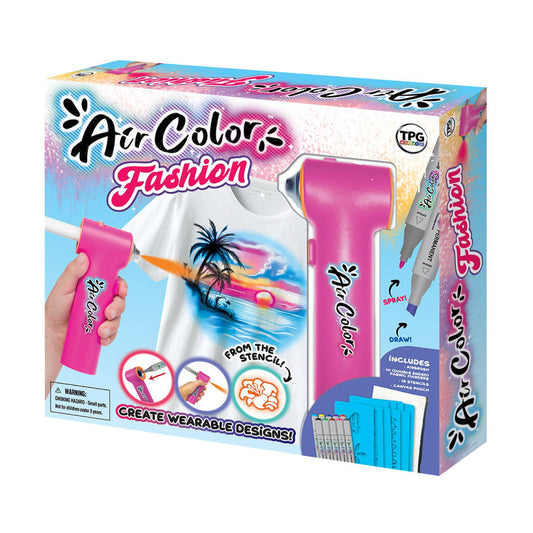 TPG The Pencil Grip Co Air Color Airbrush Kit - Permanent Fashion Colors
