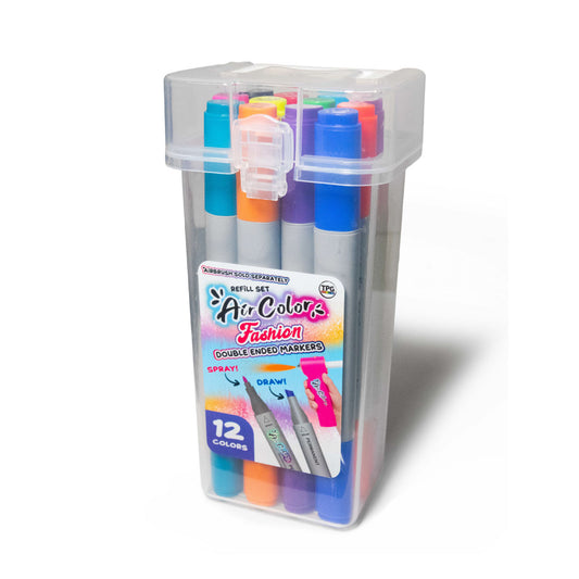 TPG The Pencil Grip Co Air Color Airbrush Marker Refills - Permanent Fabric Markers
