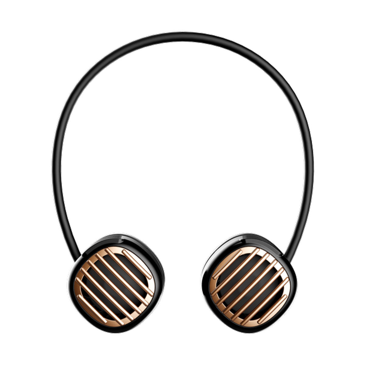 Trend Tech 5 Speed Neck Fan - Black and Rose Gold