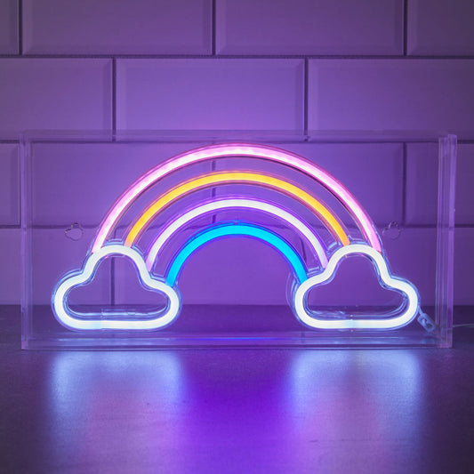 Trend Tech Rainbow Neon Wall Art