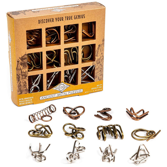 True Genius Ancient Metal Puzzles Set