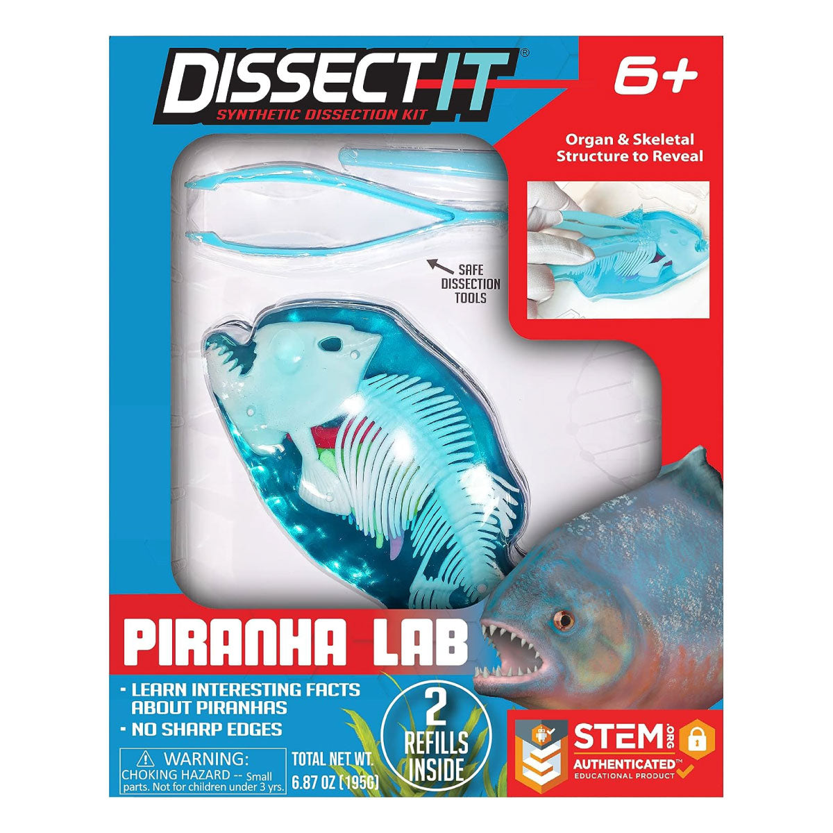 Dissect-It Piranha STEM Kit from Top Secret Toys