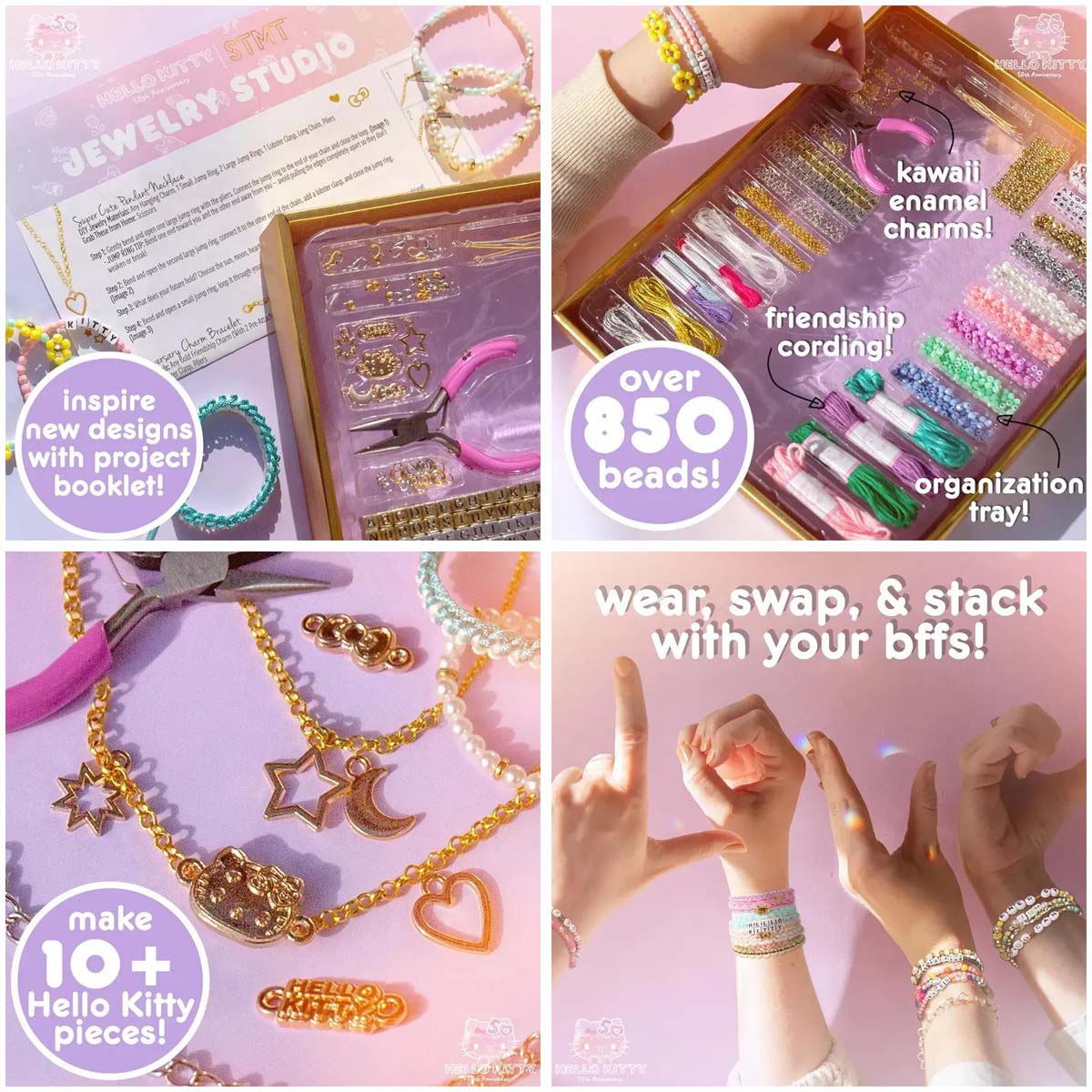 Hello Kitty 50th Anniversary STMT DIY Jewelry Studio Kit