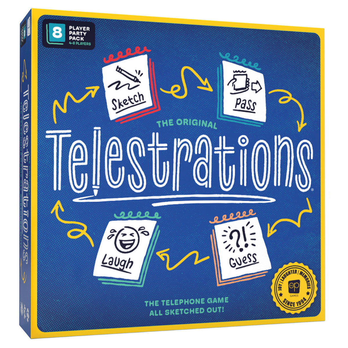 USAopoly Telestrations Original 8 Player Party Pack
