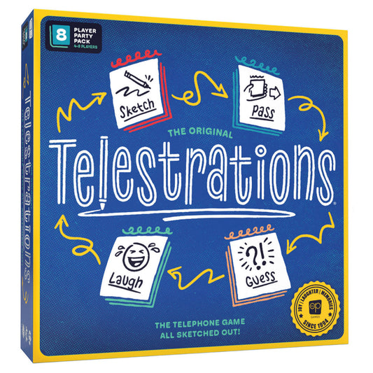 USAopoly Telestrations Original 8 Player Party Pack