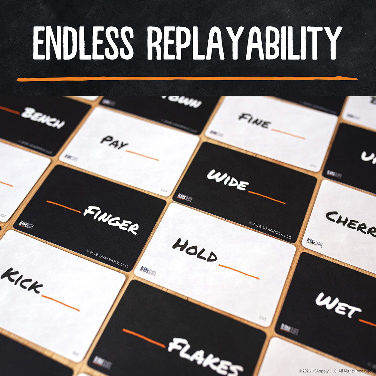 Blank Slate Party Game from The OP Games