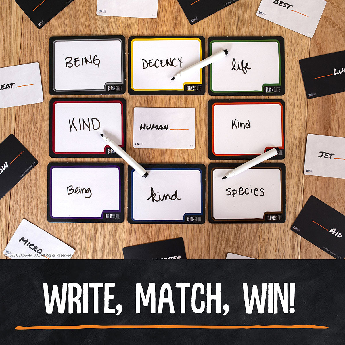 Blank Slate Party Game from The OP Games