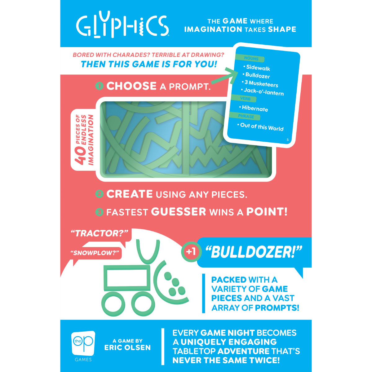 USAopoly Glyphics Party Game