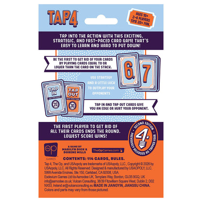 Tap4 Card Game from the OP Games