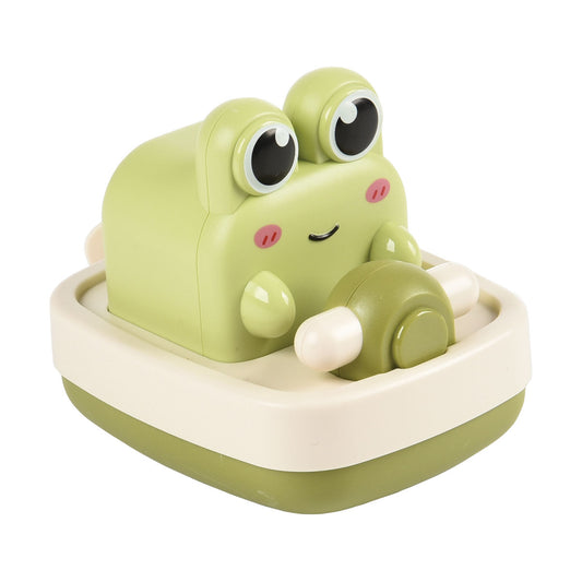 US Toy Wind Up Frog in Boat