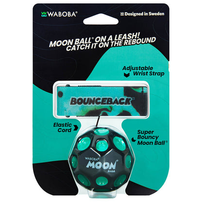 Waboba BounceBack Moon Ball 2.5” turquoise